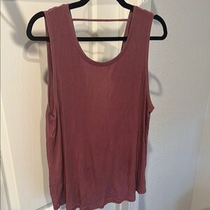 Athleta Pink Relaxed Sleeveless Tank